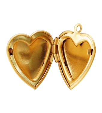 Moederdag medaillon ketting – goud