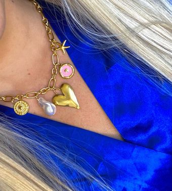Handgemaakte bedelketting Amor