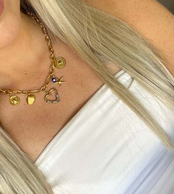 Handgemaakte bedelketting Ocean