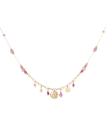 Nola bedelketting – roze
