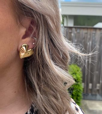 Lily oorbellen – goud
