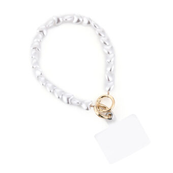 Hearts phone cord – pearl