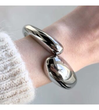 Drops bangle – Zilver