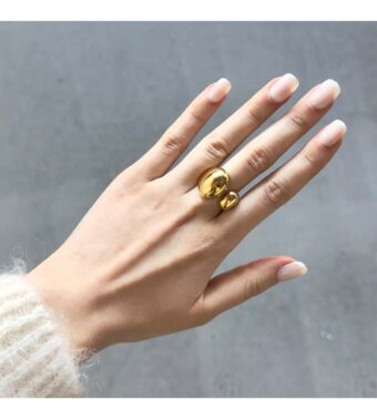 Statement ring – Goud