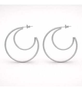 Nynke oorbellen – zilver