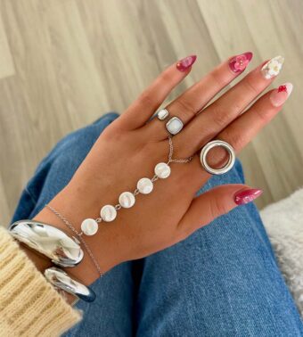 Block ring – Zilver